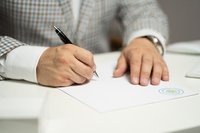 signing a consultancy contract